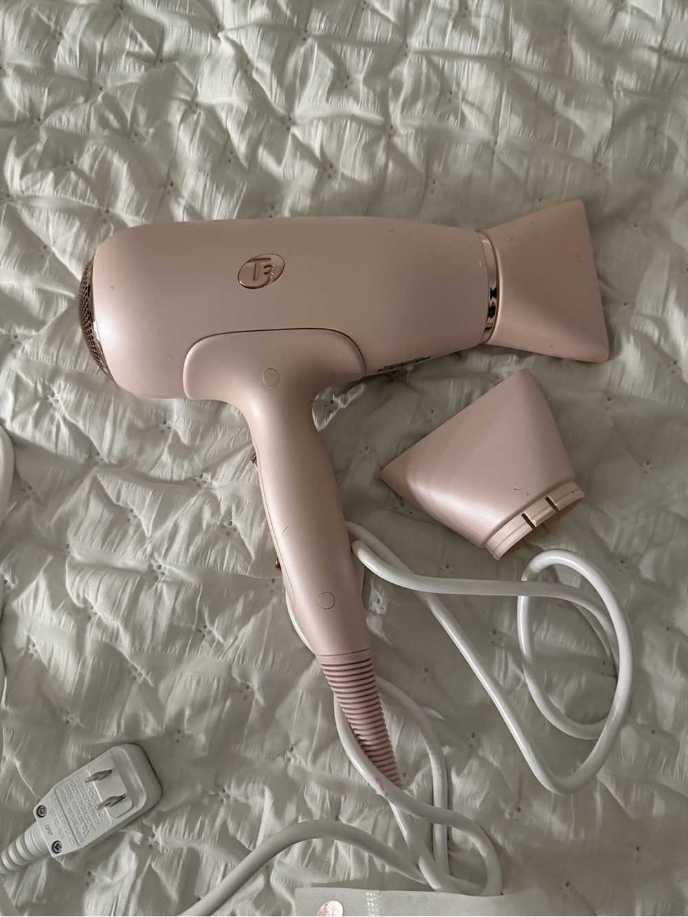 T3 Compact Travel Hair Dryer in Blush Pink